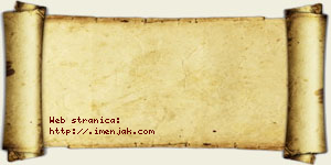 Anđela Milovac vizit kartica